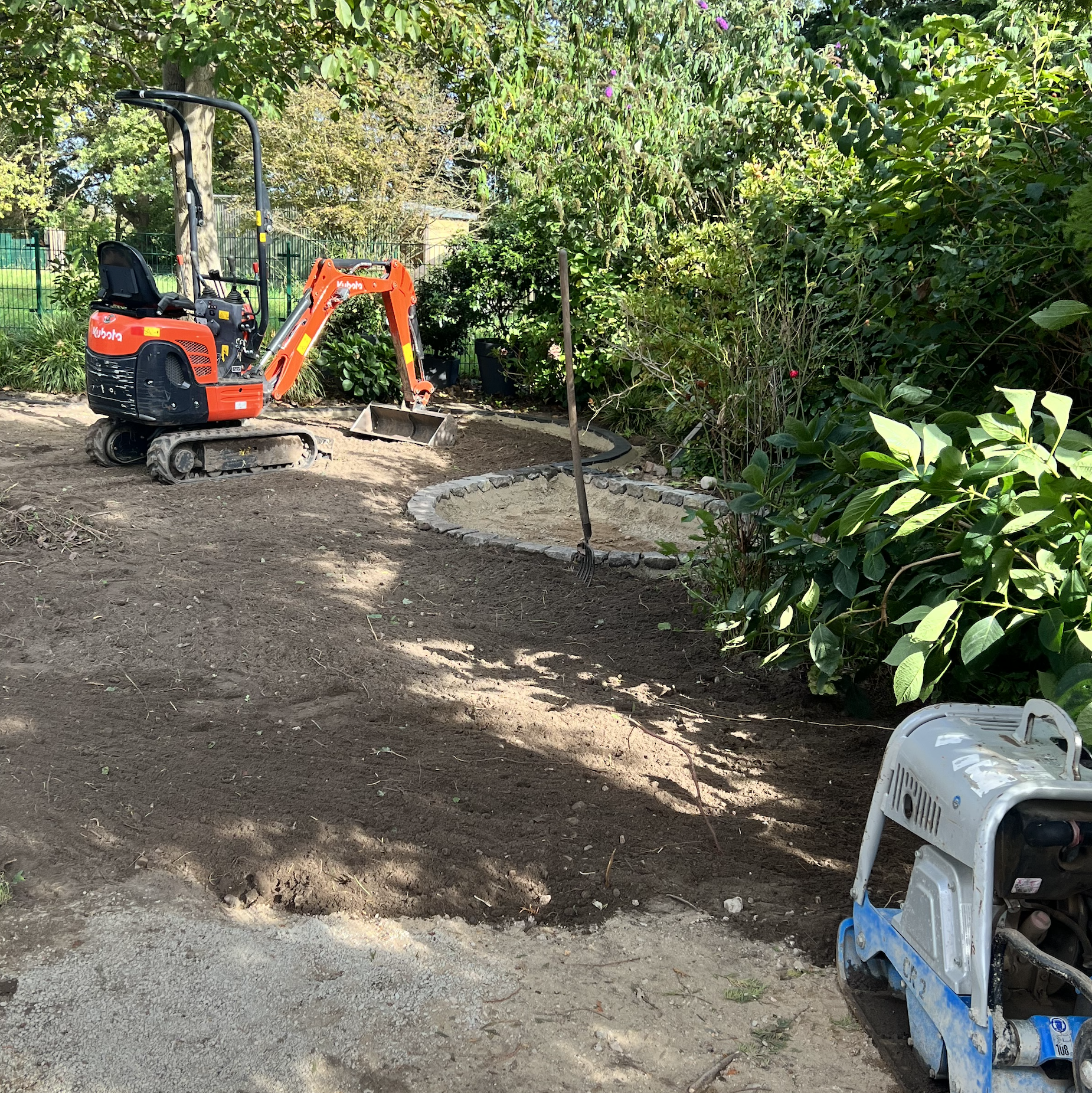 Gartengestaltung im Garten in Moers von der Peter Rockmann GmbH